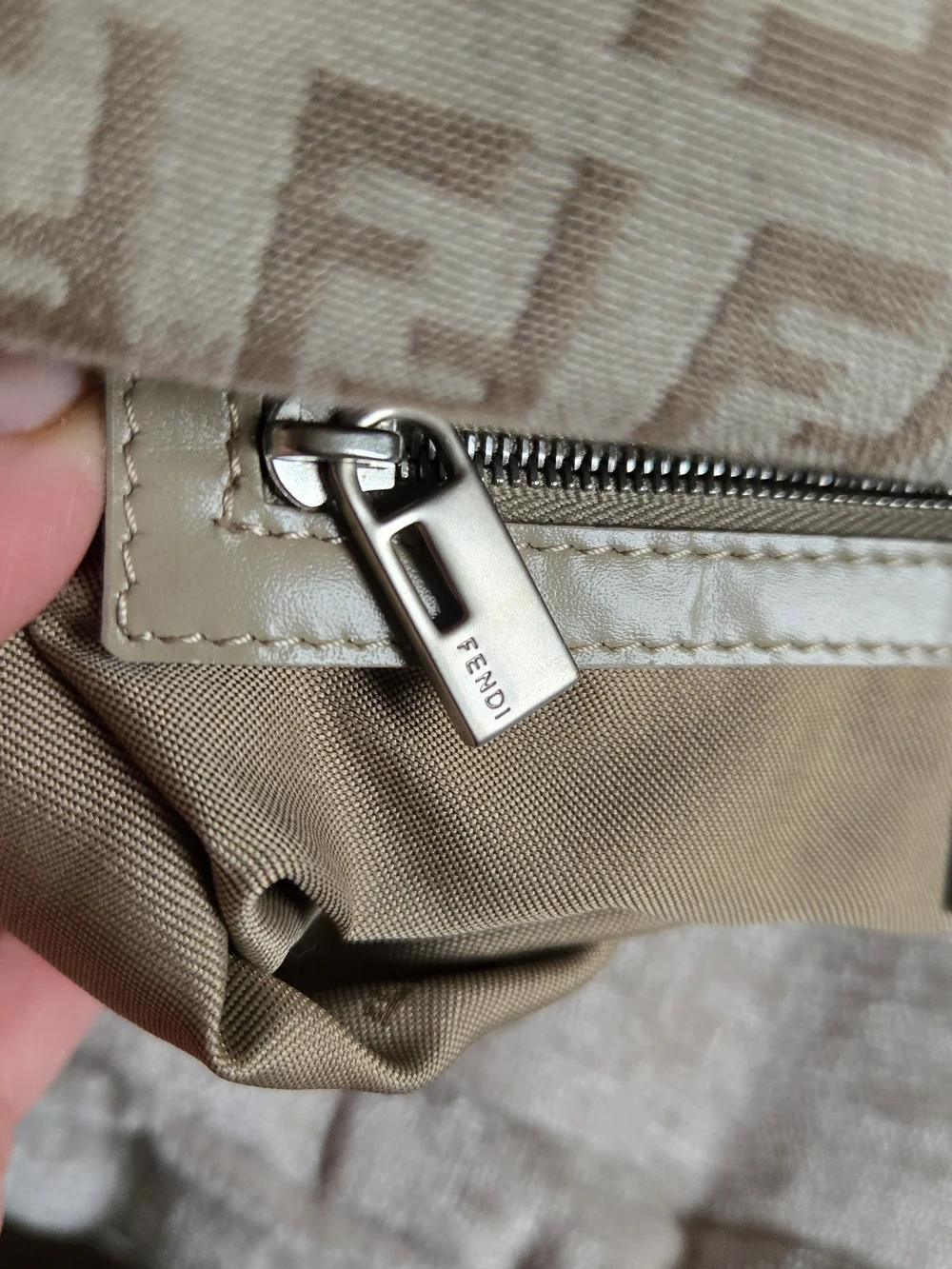 Fendi Zucchino FF Baguette - Picture 13 of 16